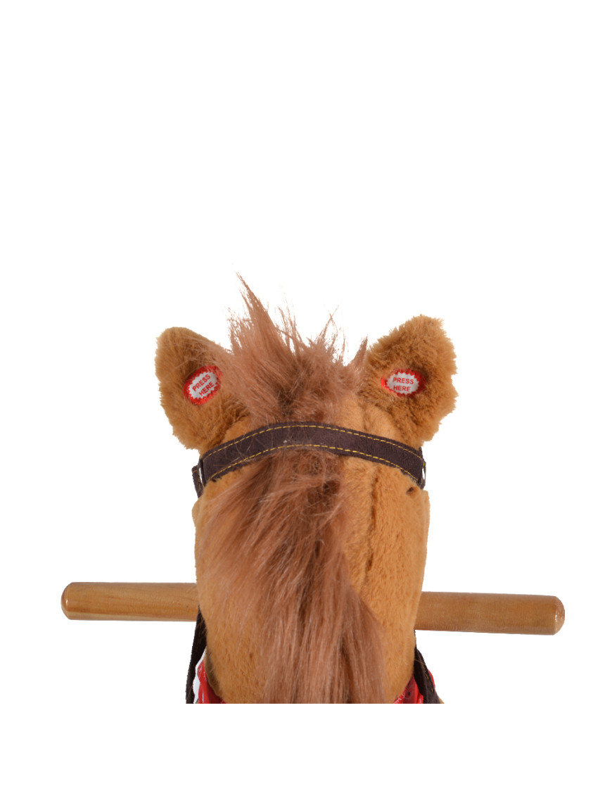 Люлка плюшена кон Thunder каки