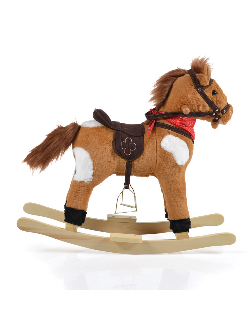 Люлка плюшена кон Thunder каки