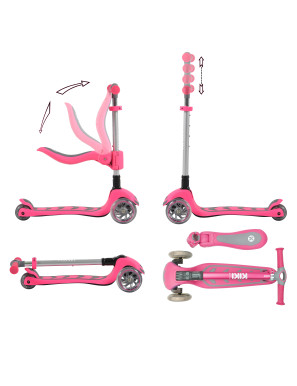 Тротинетка Kiki розов 2