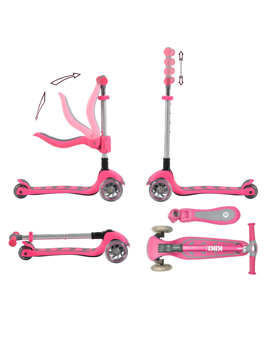 Тротинетка Kiki розов