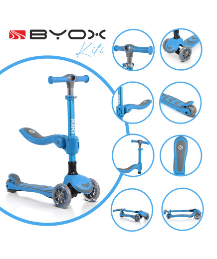 Тротинетка Kiki син