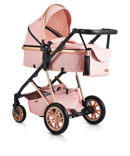 Комбинирана детска количка Midas розов