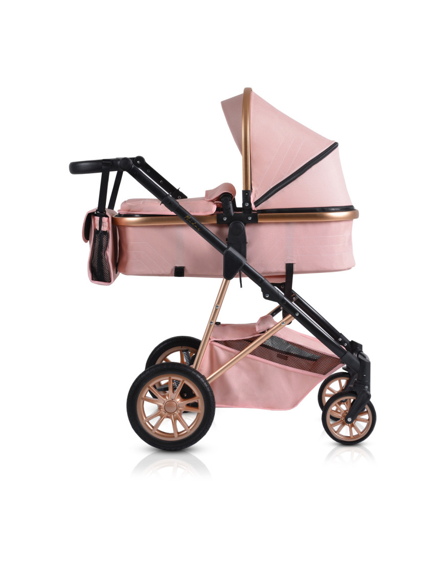 Комбинирана детска количка Midas розов