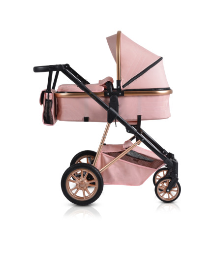 Комбинирана детска количка Midas розов