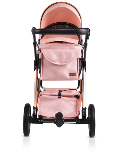 Комбинирана детска количка Midas розов