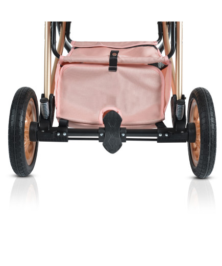 Комбинирана детска количка Midas розов