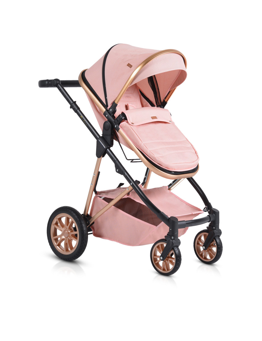 Комбинирана детска количка Midas розов