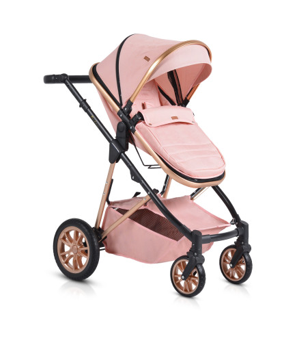 Комбинирана детска количка Midas розов