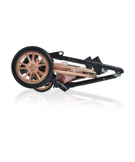 Комбинирана детска количка Midas розов