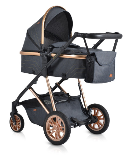 Комбинирана детска количка Midas черен