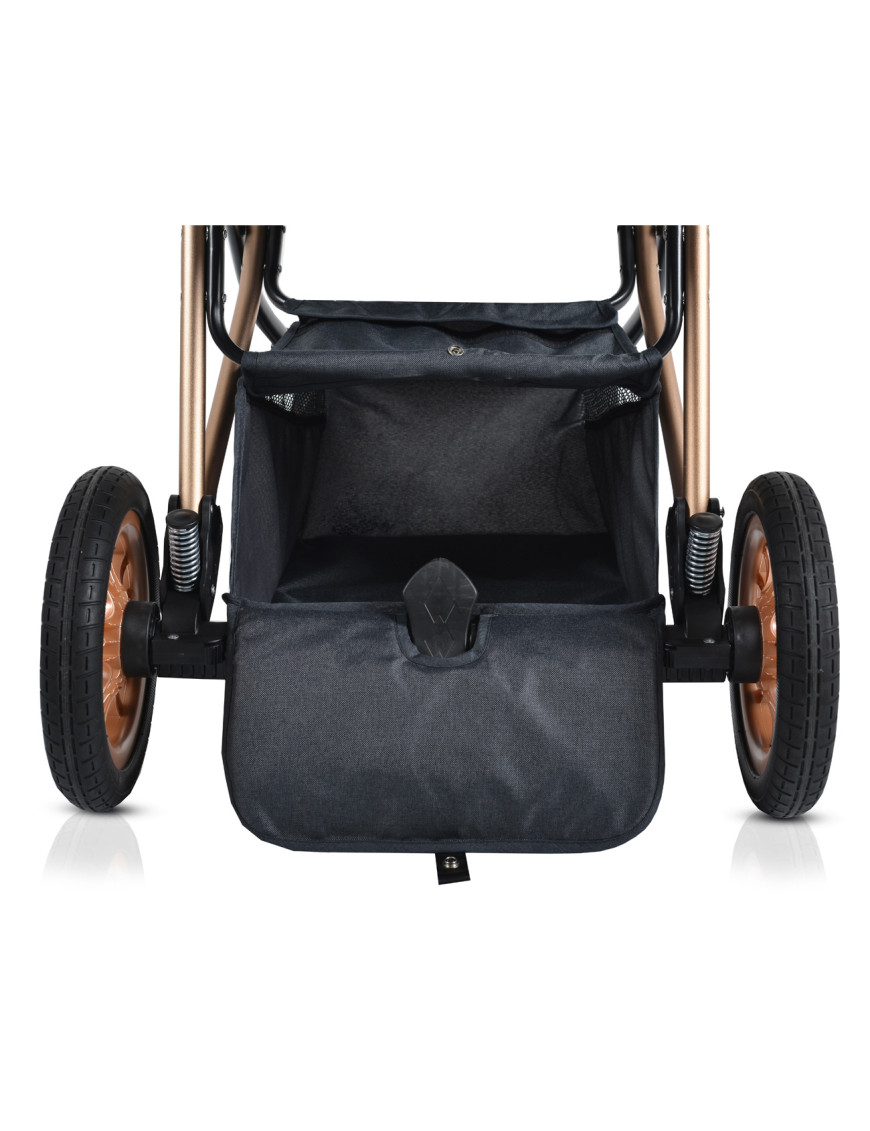 Комбинирана детска количка Midas черен