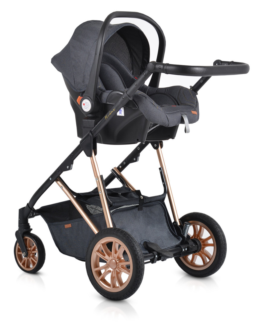 Комбинирана детска количка Midas черен