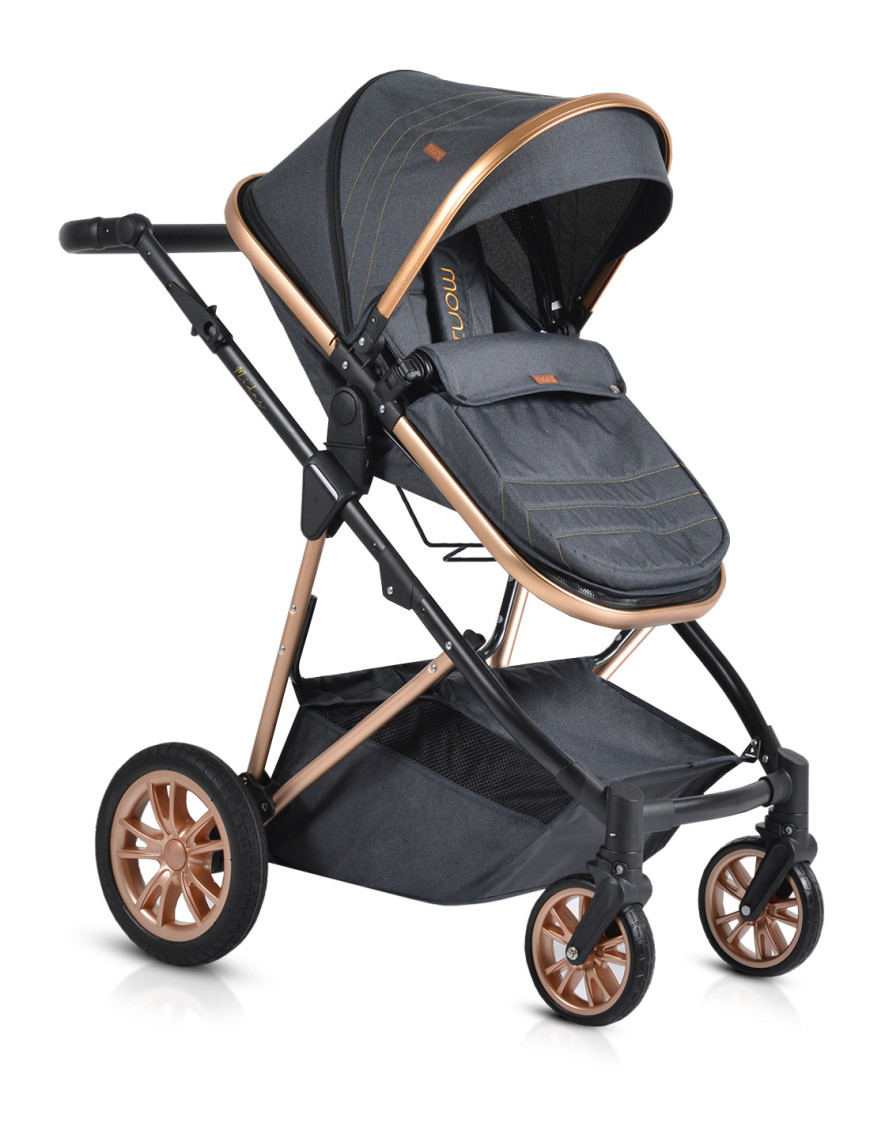 Комбинирана детска количка Midas черен