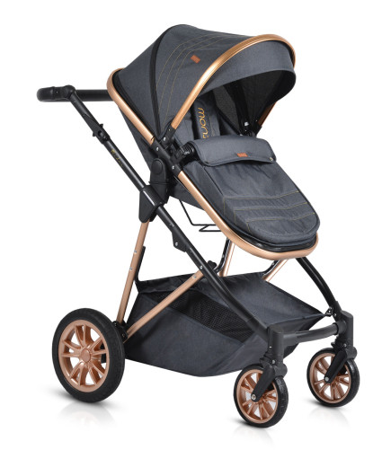 Комбинирана детска количка Midas черен