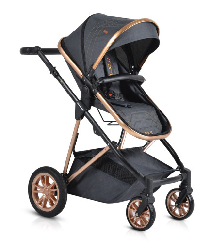 Комбинирана детска количка Midas черен