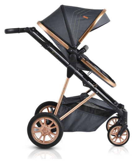 Комбинирана детска количка Midas черен