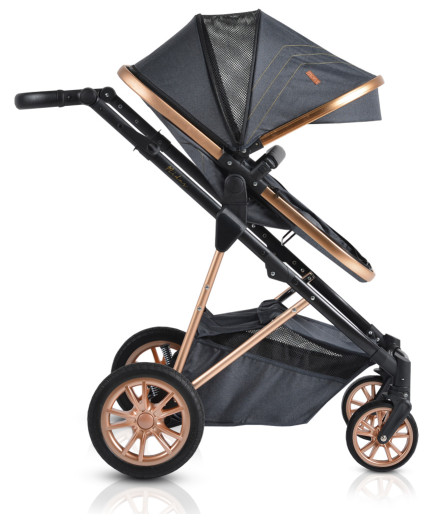 Комбинирана детска количка Midas черен