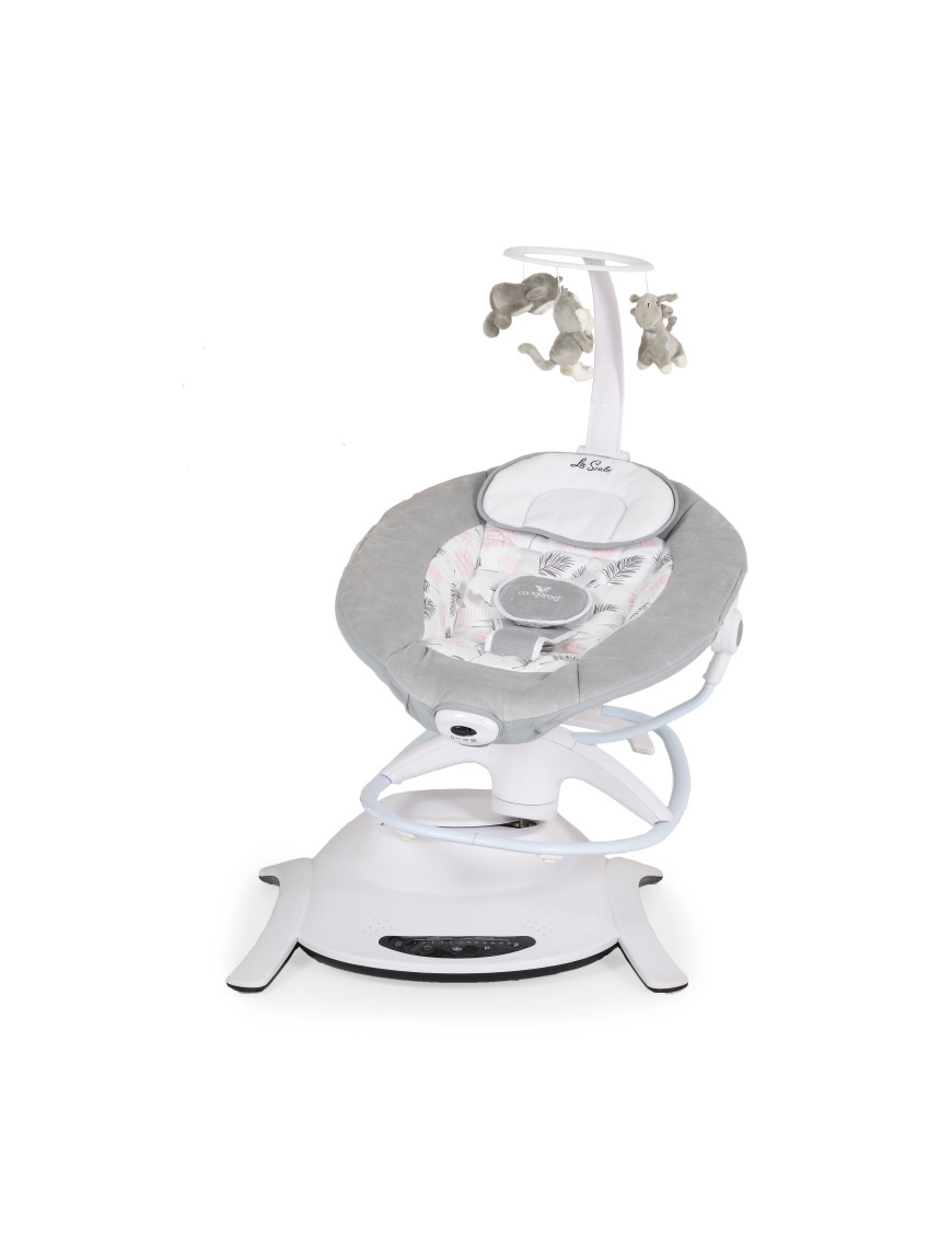 Електрическа люлка La Scala розов