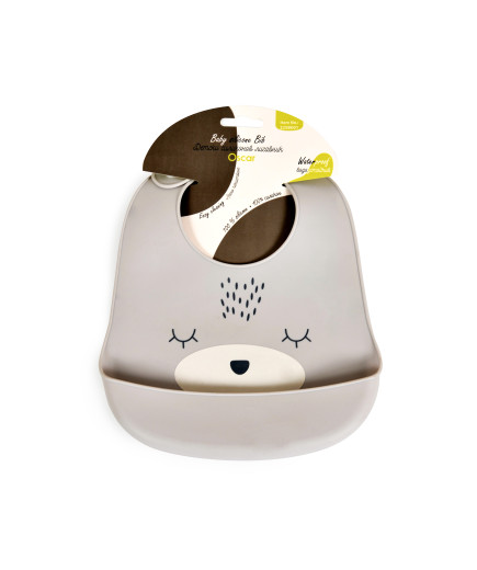 Силиконов лигавник Oscar сив