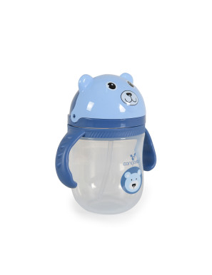 Чаша със сламка 240ml Berry син C0586 2