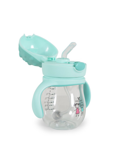 Чаша със Сламка 250ml Brillo син A0033