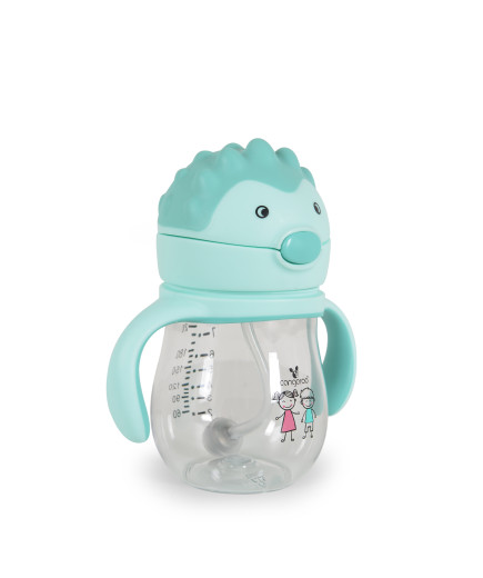 Чаша със Сламка 250ml Brillo син A0033