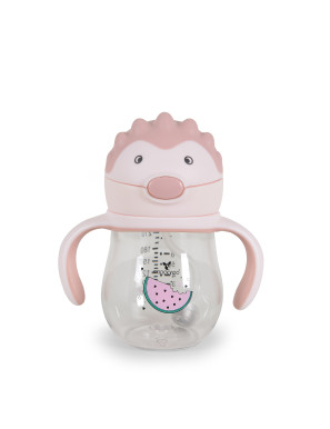 Чаша със Сламка 250ml Brillo розов A0033