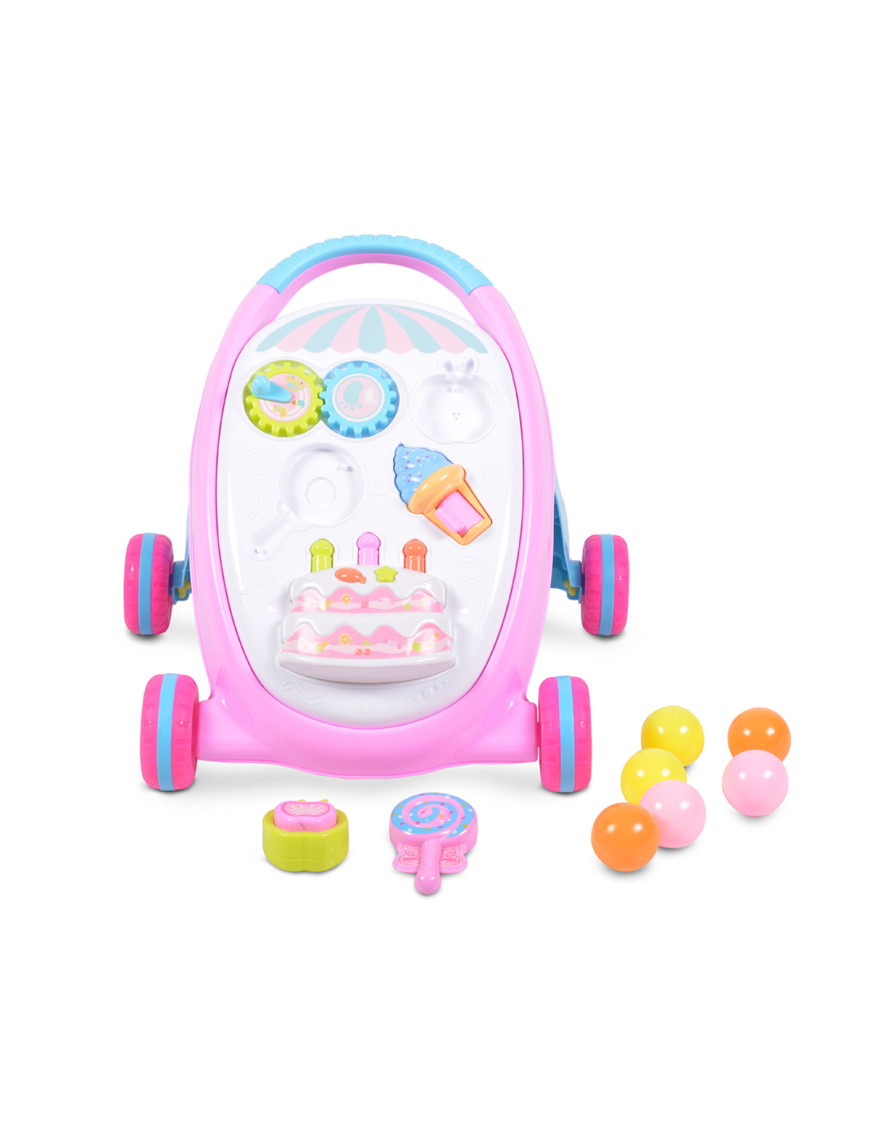 Играчка за прохождане Cake розов