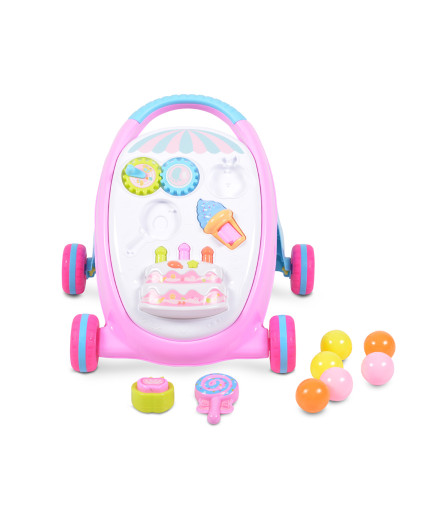 Играчка за прохождане Cake розов