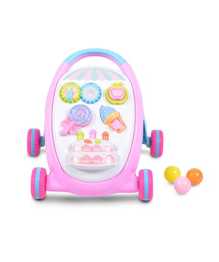 Играчка за прохождане Cake розов