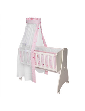 СЕТ ЗА ЛЮЛКА FIRST DREAMS РАНФОРС ПЕПЕРУДИ РОЗОВО