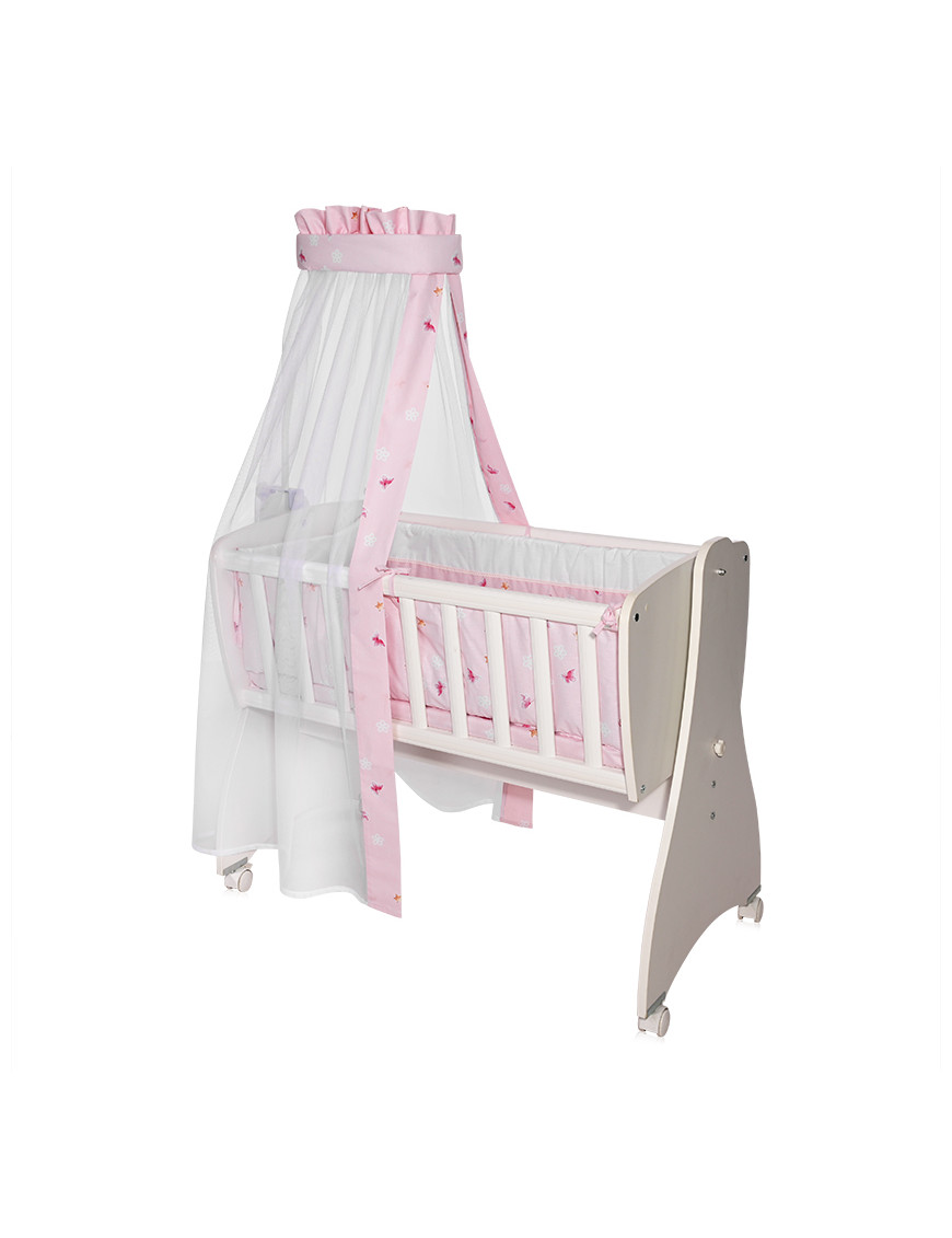 СЕТ ЗА ЛЮЛКА FIRST DREAMS РАНФОРС ПЕПЕРУДИ РОЗОВО