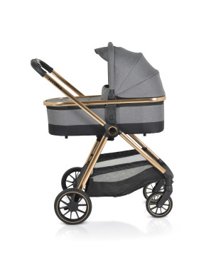 Комбинирана детска количка Hydra 2в1 сив 2