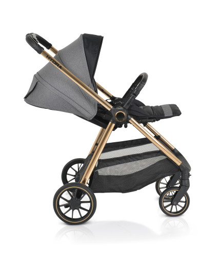 Комбинирана детска количка Hydra 2в1 сив