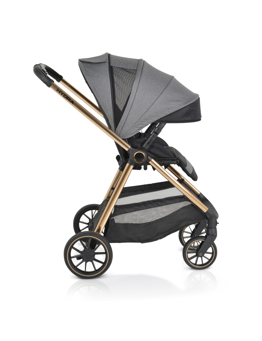 Комбинирана детска количка Hydra 2в1 сив