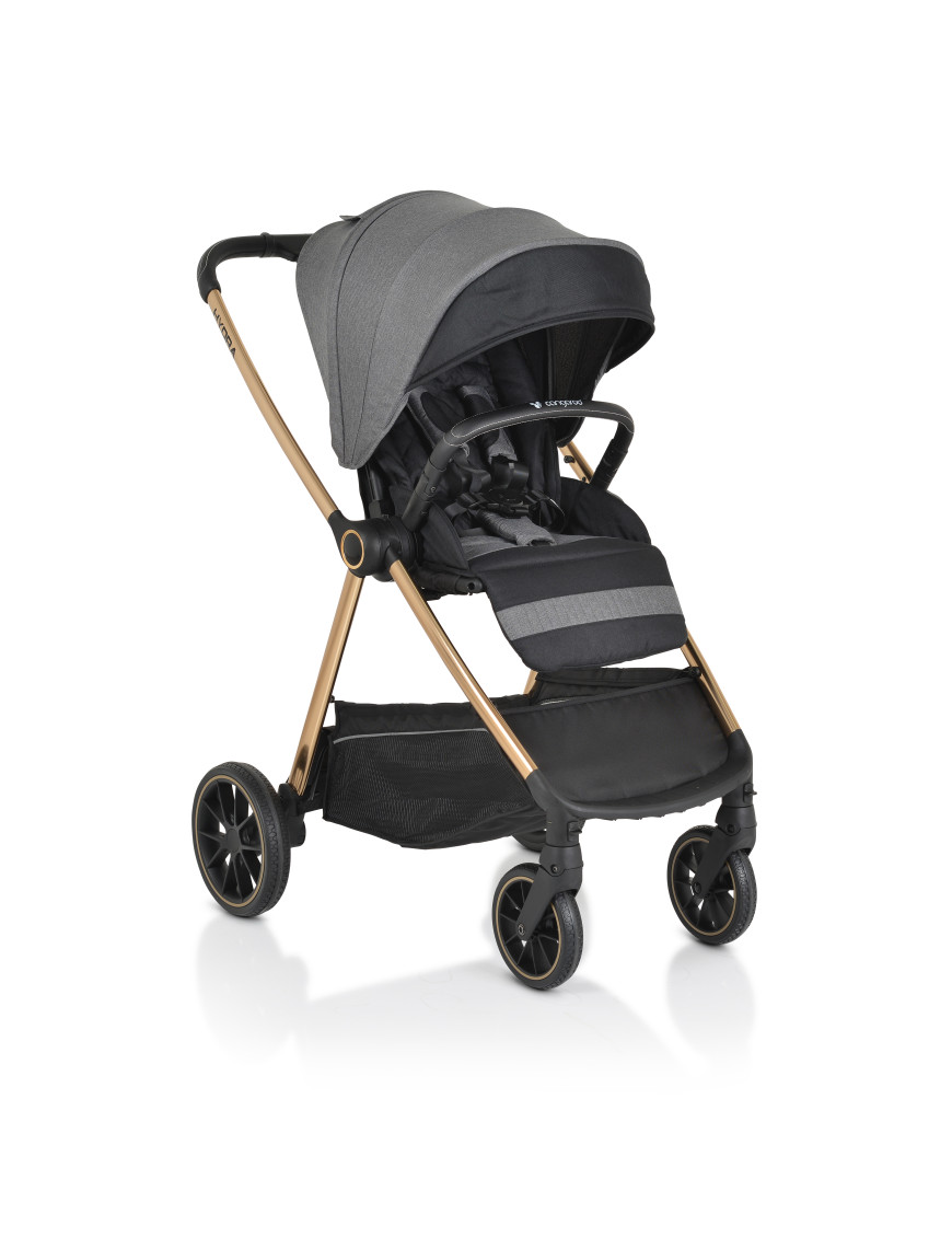 Комбинирана детска количка Hydra 2в1 сив