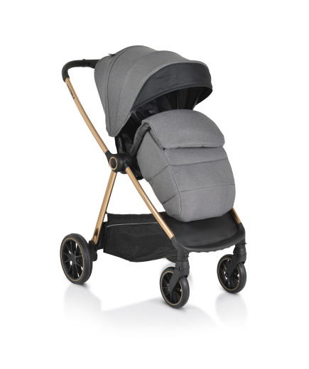 Комбинирана детска количка Hydra 2в1 сив