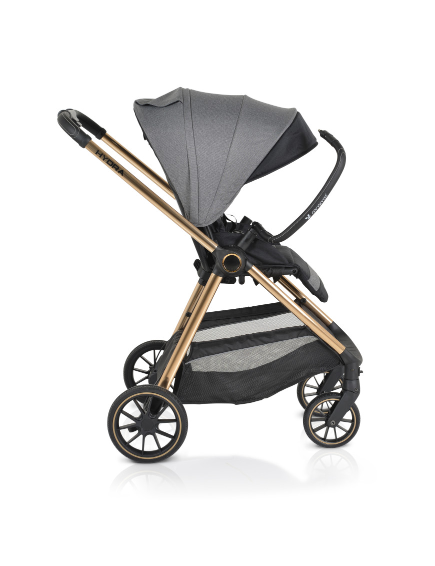 Комбинирана детска количка Hydra 2в1 сив