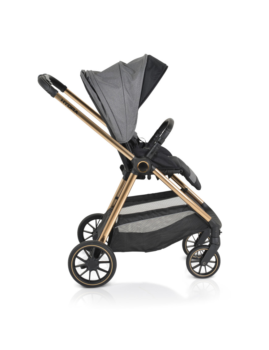 Комбинирана детска количка Hydra 2в1 сив