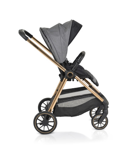 Комбинирана детска количка Hydra 2в1 сив