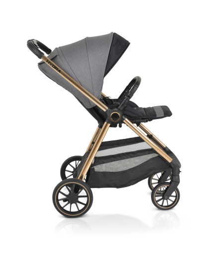 Комбинирана детска количка Hydra 2в1 сив