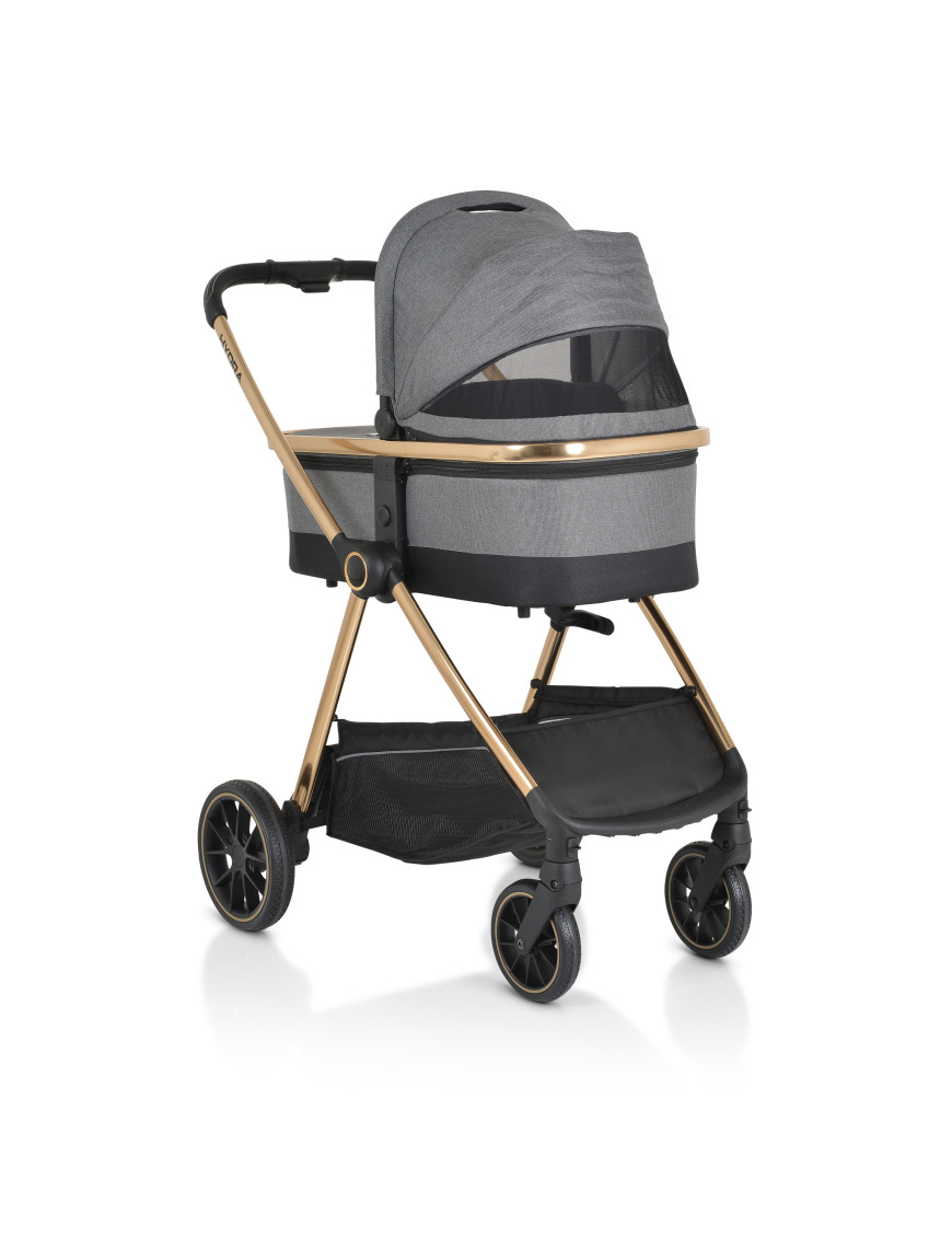 Комбинирана детска количка Hydra 2в1 сив