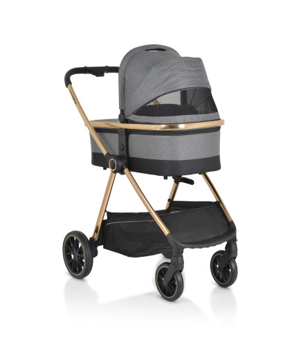 Комбинирана детска количка Hydra 2в1 сив