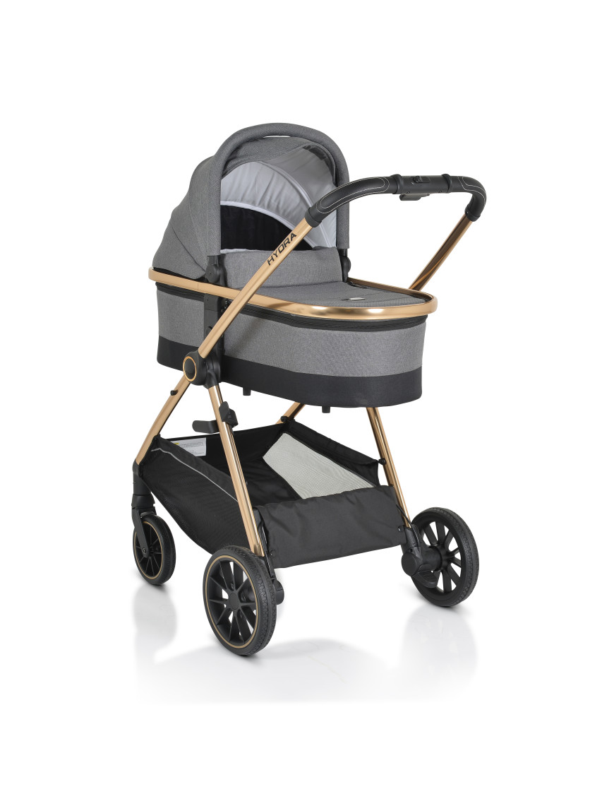 Комбинирана детска количка Hydra 2в1 сив