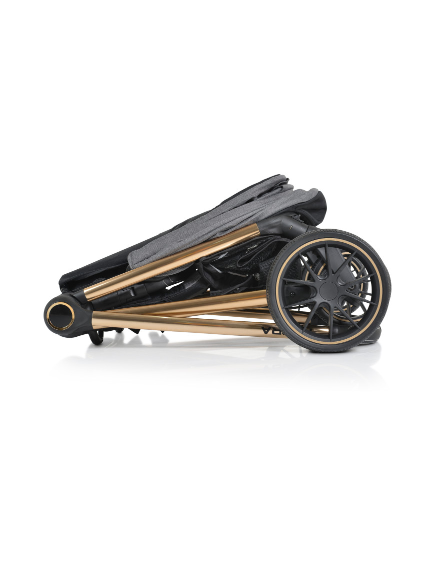 Комбинирана детска количка Hydra 2в1 сив