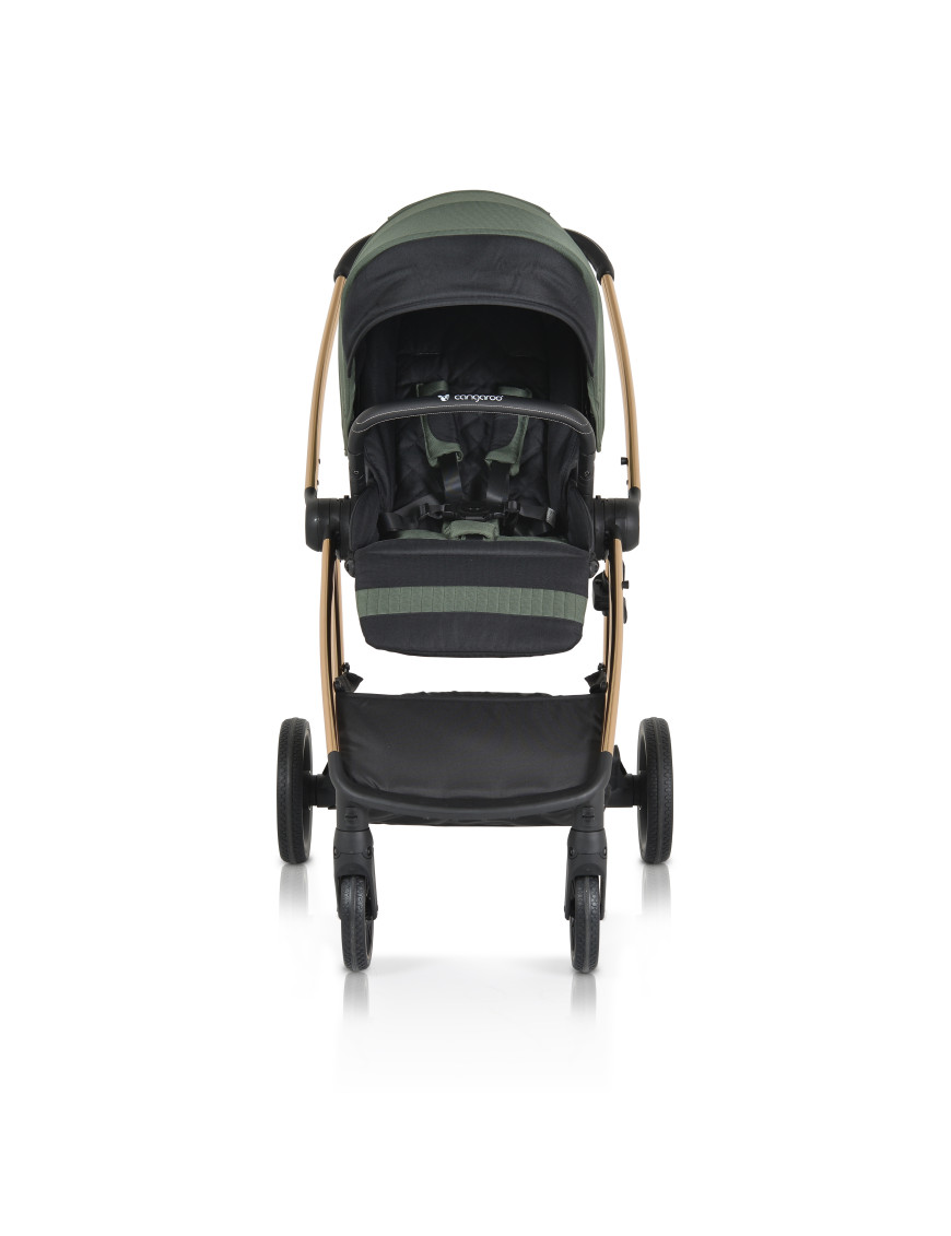 Комбинирана детска количка Hydra 2в1 зелен