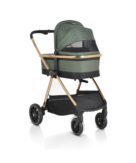 Комбинирана детска количка Hydra 2в1 зелен