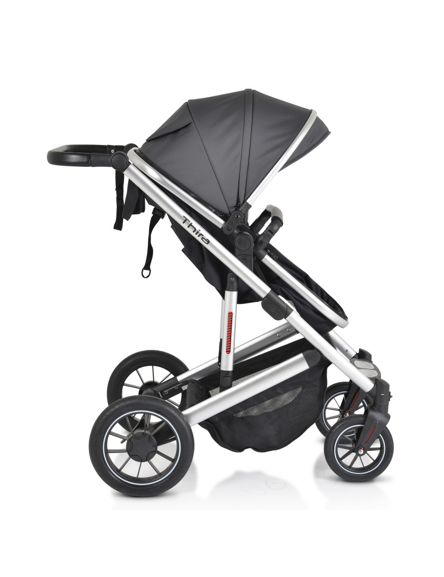 КОМБИНИРАНА ДЕТСКА КОЛИЧКА Thira сив