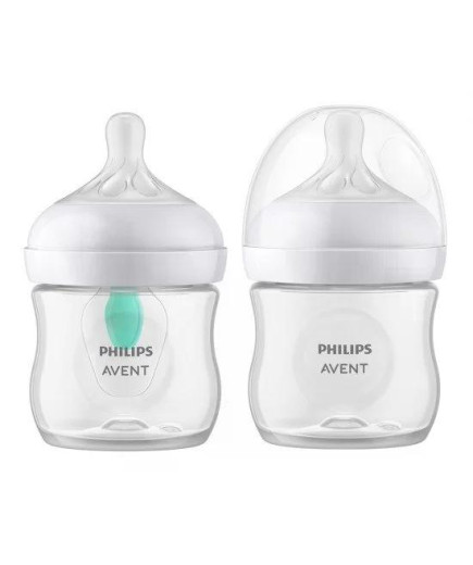 Комплект за новородено Philips AVENT SCD657/11 с 4 шишета за хранене Natural Response с биберони без протичане, клапа AirFree, з