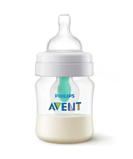 Комплект за новородено с 4 бр. шишета Anti-Colic, клапа Airfree, залъгалка и четка за миене Philips AVENT SCD807/00